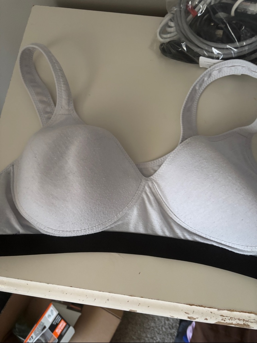 Wireless Light Gray T-Shirt Bra - Comfort Support